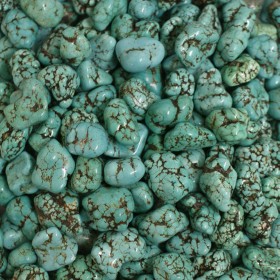 Βότσαλο Χαουλίτης Τυρκουάζ – Turquoise Howlite  2-3cm