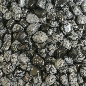 Βότσαλο Οψιδιανός Νιφάδα – Snowflake Obsidian  2-3cm