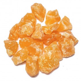 Ακατέργαστος Λίθος Πορτοκαλί Καλσίτη – Orange Calcite 2-4cm