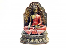 Βούδας Vintage σε Θρόνο για Καλή Υγεία και Δύναμη