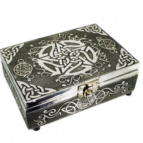 Μεταλλικό Κουτί Ταρώ με Σύμβολο Πεντάλφα