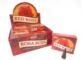 Αρωματικοί Κώνοι Red Rose για Ερωτικό Πάθος