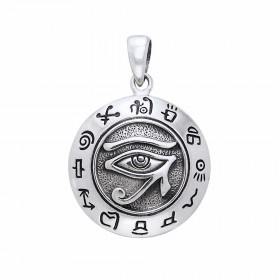 Το Μάτι του Horus για Προστασία από Μάτι και Αρνητικές Ενέργειες - Ασήμι 925°