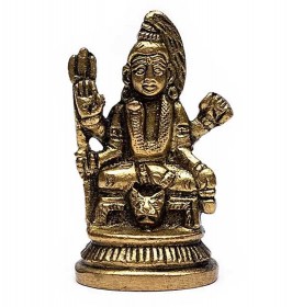 Μπρούτζινος θεός Shiva για Νέα Αρχή και Αναγέννηση  5.5x3.3cm