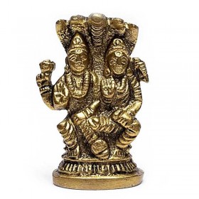 Μπρούτζινος θεός Vishnu για Ισορροπία και Ευημερία 5.5x3.5cm