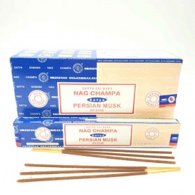 Αρωματικά Στικ Nag Champa & Persian Musk Satya 16γρ