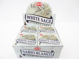 Αρωματικοί Κώνοι White Sage για Εξαγνισμό